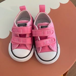 Pink Converse Baby Shoes size 3
